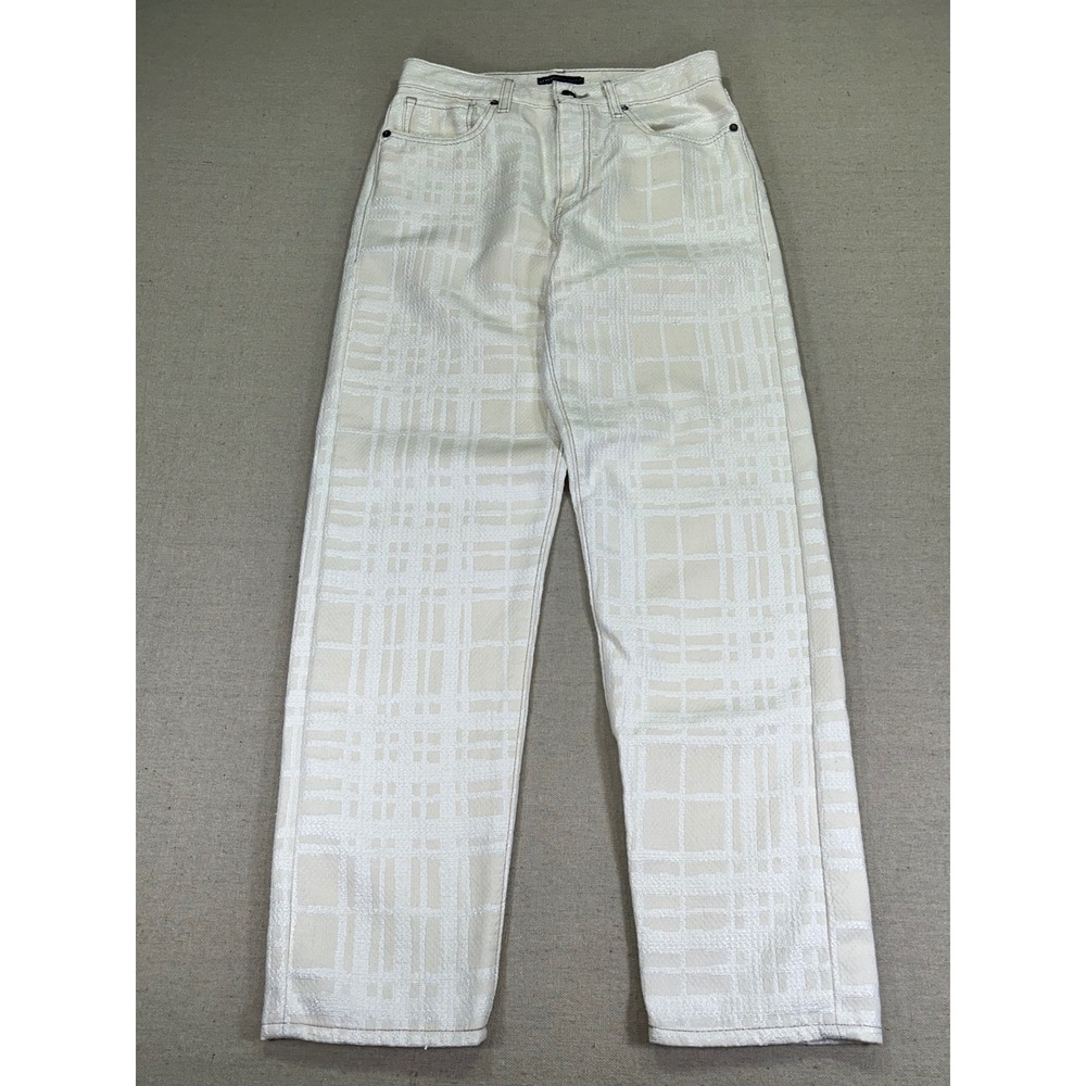 Levi's LMC Women's 28 Column Pant Made & Crafted Summer Plaid ITALY Fabric